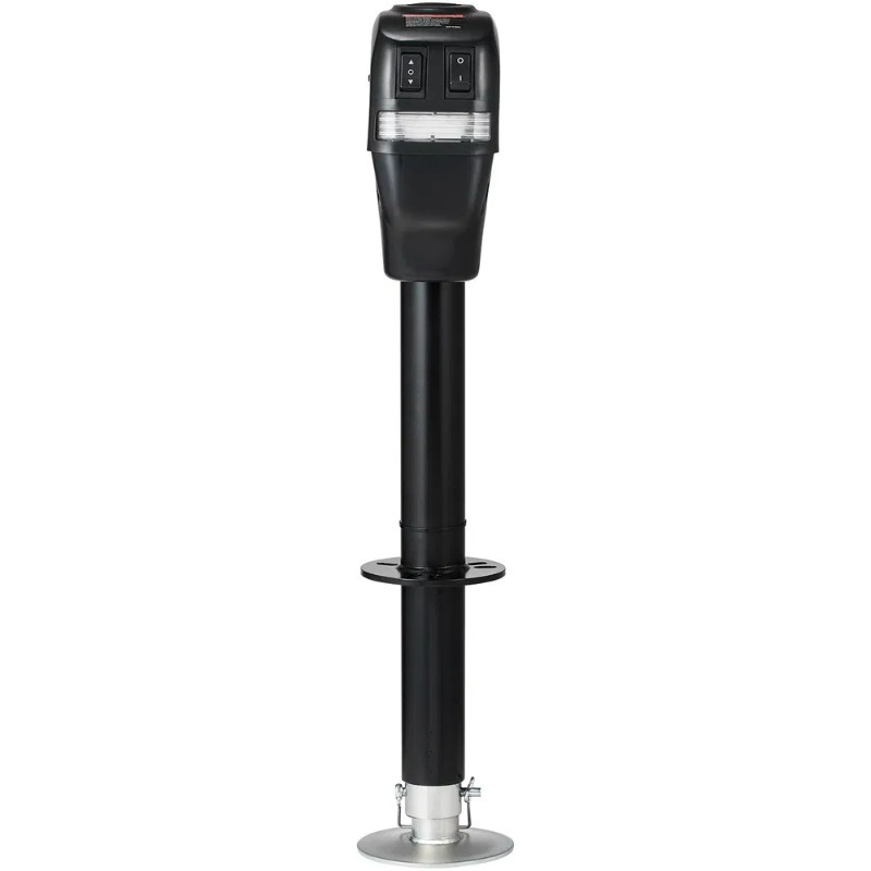 TEMU Electric Trailer Tongue Jack Weight Capacity 4000 Lbs 9.84"-33.85" Electric Tongue Jack With Waterproof Cover For Lifting Rv Trailer Horse Trailer Utility Trailer Yacht Trailer