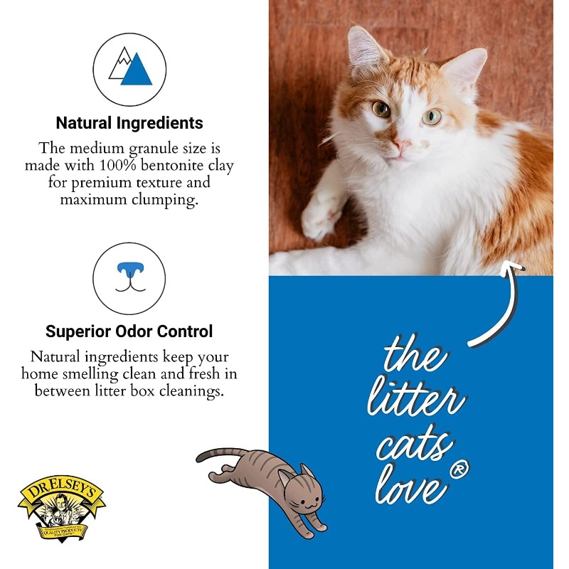 Dr. Elsey'S Ultra Premium Clumping Cat Litter 18 Lb/ 8. 16 Kg Pack May Vary