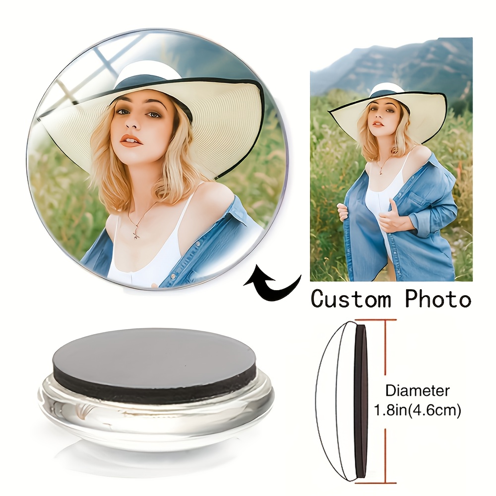 Set of 5 Personalized Commemorative Photo Magnets, Gift Idea