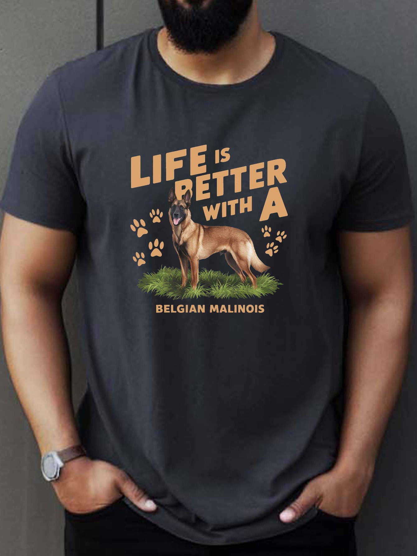 men's a belgian malinois