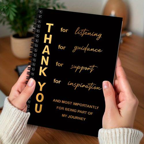 a spiral notebook journal for gratitude supply for school an ideal gift for friends and colleagues of any gender