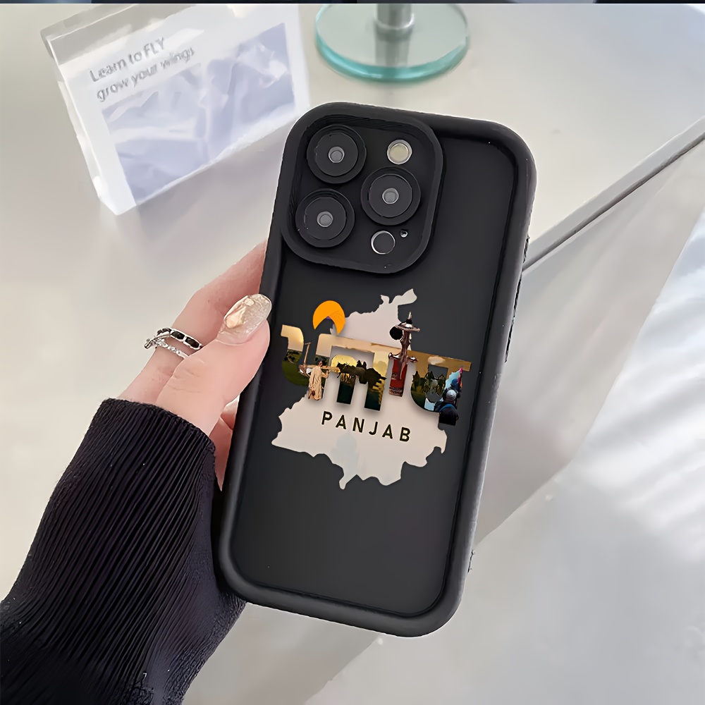 TEMU Phone Case - High-end Luxury Cartoon Design Phone Case For P-punjabs-a, Compatible With Iphone 16, 15, 14, 13, 12, 11 Pro Max, Xxr, Xxsmax, 8, 7