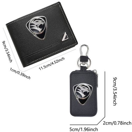 juego de 2 piezas de y neceser para llaves para hombre de negocios: para hombre de negocios y neceser exquisito para llaves, que comodidad y estilo para las y actividades de negocios de los hombres. un regalo ideal para familiares y