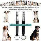 1pc technology with black lanyard professional silent anti barking training device for pets for effective bark control and neighbor whistle durable metal construction dog training whistle