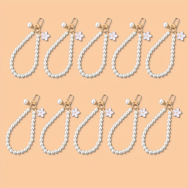 E-shop 10er-Set Schlüsselanhänger, Elegante Kette, Ideal für Schlüssel, Handy-Anhänger, Freundschaftsgeschenk – Valentinstag-Geschenk –