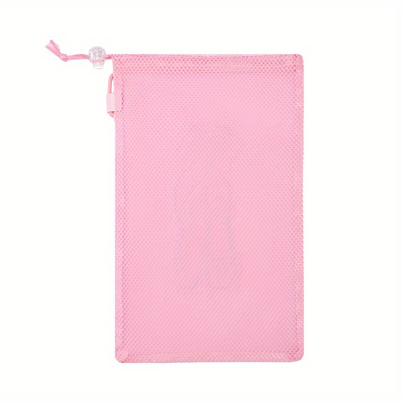 E-shop 1 Stück Rosa Ballett Tanzschuh Aufbewahrungstasche - Atmungsaktives Mesh-Drawstring-Organizer-Pouch für Ballett Schuhe, Tragbar & Langlebig