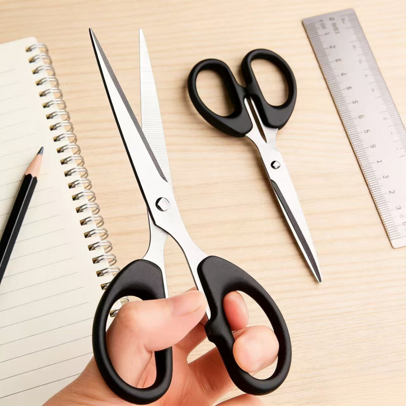 Image of Stainless Steel Scissors, Equipped With Ergonomic, Craft And Office Scissors. The Are Sharp And Polished, Suitable For Stationery, Home Use, Wedding Decorations, Cross-stitching