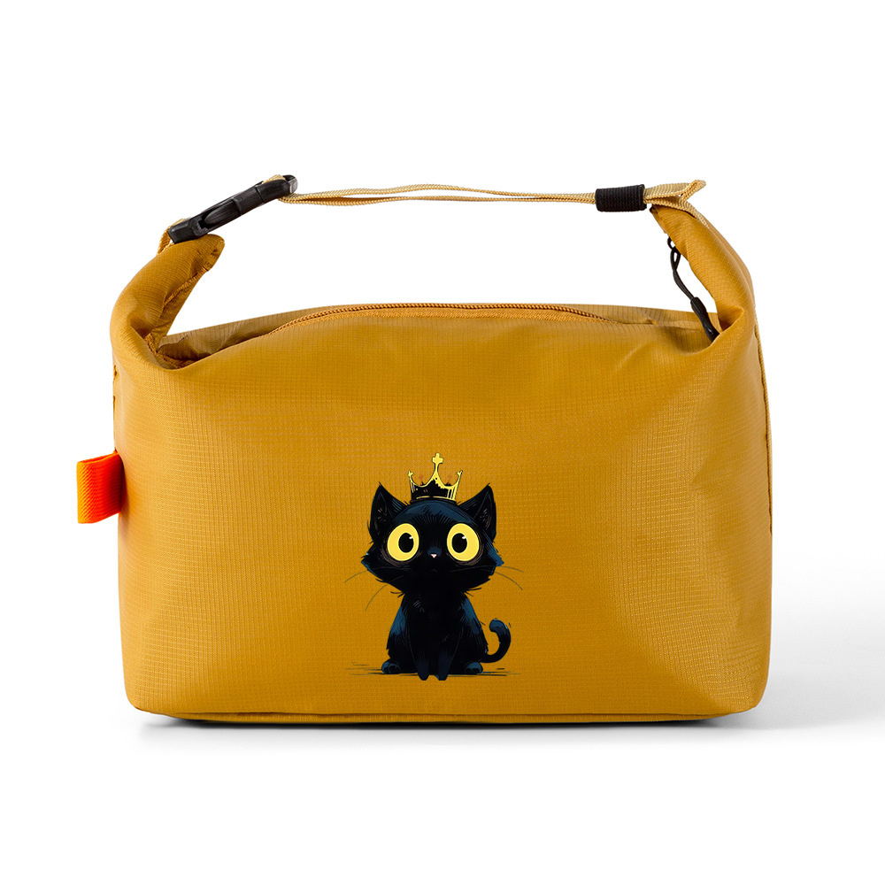 TEMU 1 Borsa Portatile Isolata Compatibile per Scuola, Ufficio, Campeggio e Picnic - EVA Termico, Copertura in Tessuto Oxford, Contenitore Non a