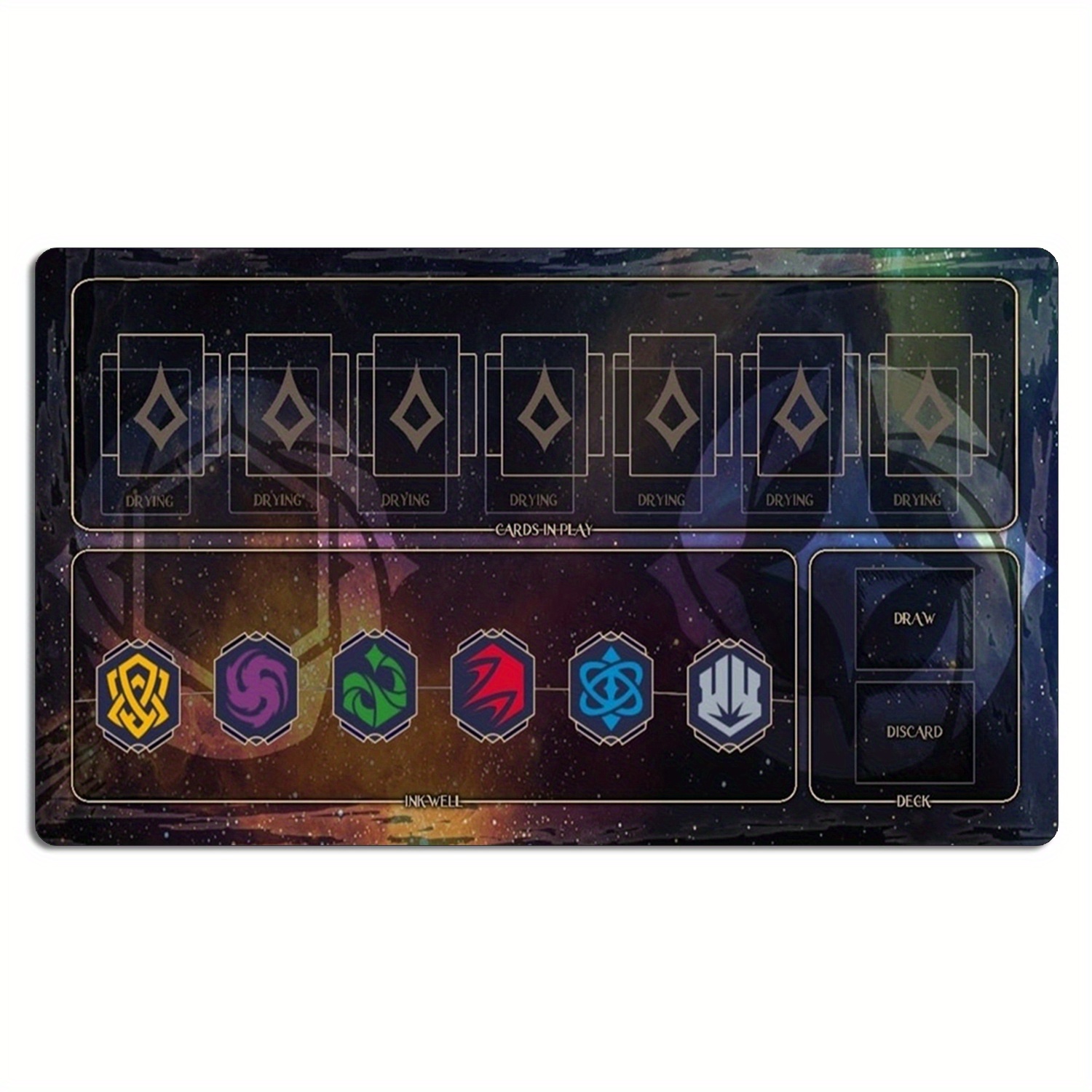 

1pc Ccg Compatible Play Mat, Rubber Base, Party Game Accessory, Mouse Pad With For Gaming