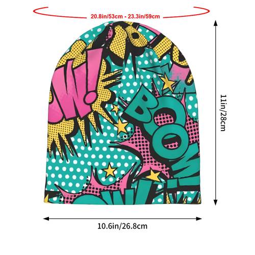Erkekler İçin Bol Bere - İnce Sıcak Kışlık Şapka, Desenli, Hiphop Çekme , Unisex Günlük Kıyafetler ve Temalı Etkinlikler İçin, Yenilikçi Aksesuar