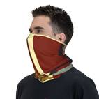 lines bandana neck cover with navy accents breathable stretchy balaclava scarf for motorcycle club hiking outdoor activities unisex adult fashion accessory bandana headband hiking gear versatile accessory casual wearers hiking accessory trendy headband headband accessory fashionconscious