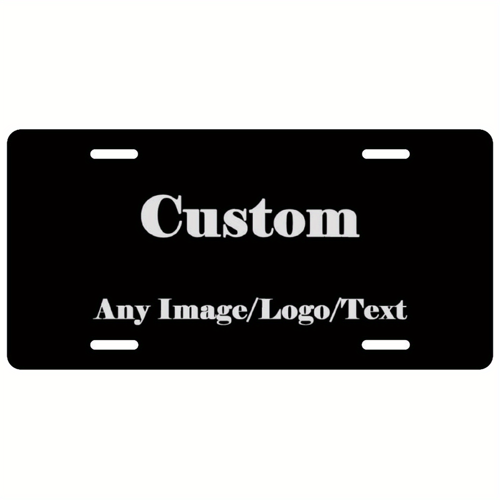 TEMU Customizable Metal Sign & License Plate - Personalize With Text, Photos, Logos | Waterproof & Rustproof Aluminum | In 20 Colors & 2 | Ideal For Decor, Custom Metal Sign