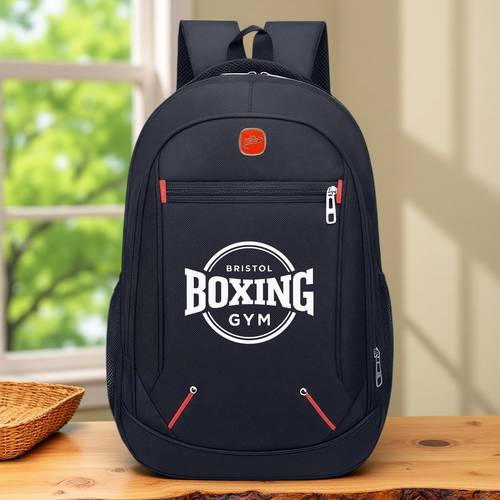 boxing bristol gym backpack for men women lightweight durable training bag convertible single double shoulder carry on suitable for travel sports outdoor gift for boxers unisex for office weekend