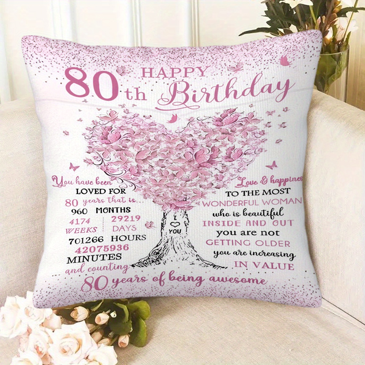 fundas cojín número 80 pulgadas regalo Temu Spain