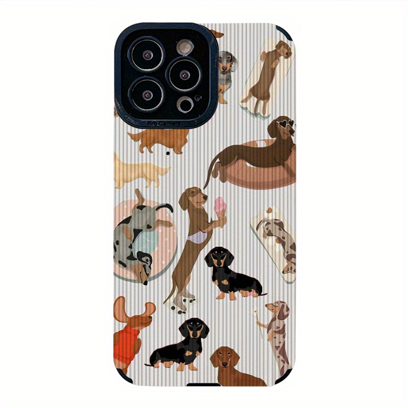 dog cute full screen pattern suitable tpu case Temu Ireland