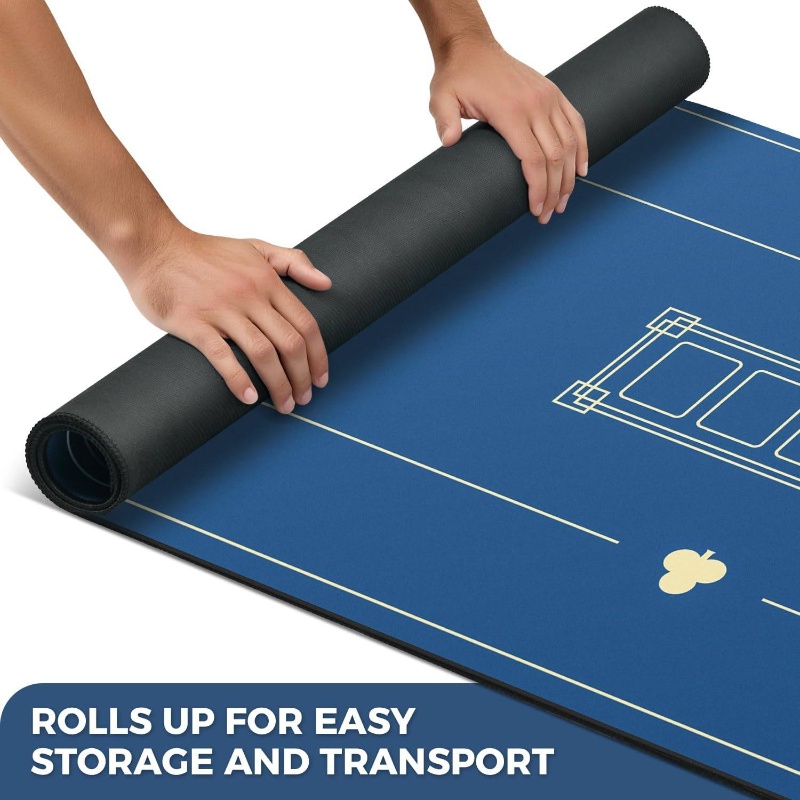 Compact Texas Hold'em Poker Tabletop for Game Nights