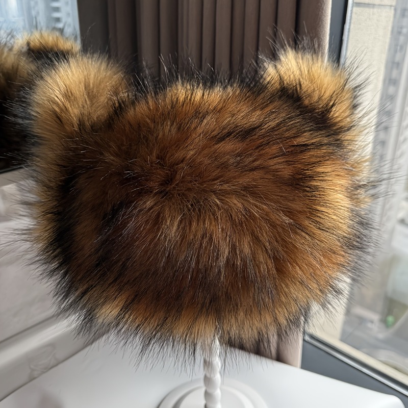 TEMU Hunting Hat, Hunting Hat Winter Russian Hat Men's Windproof Hat With Earmuffs Hunting Ski Hat Hat