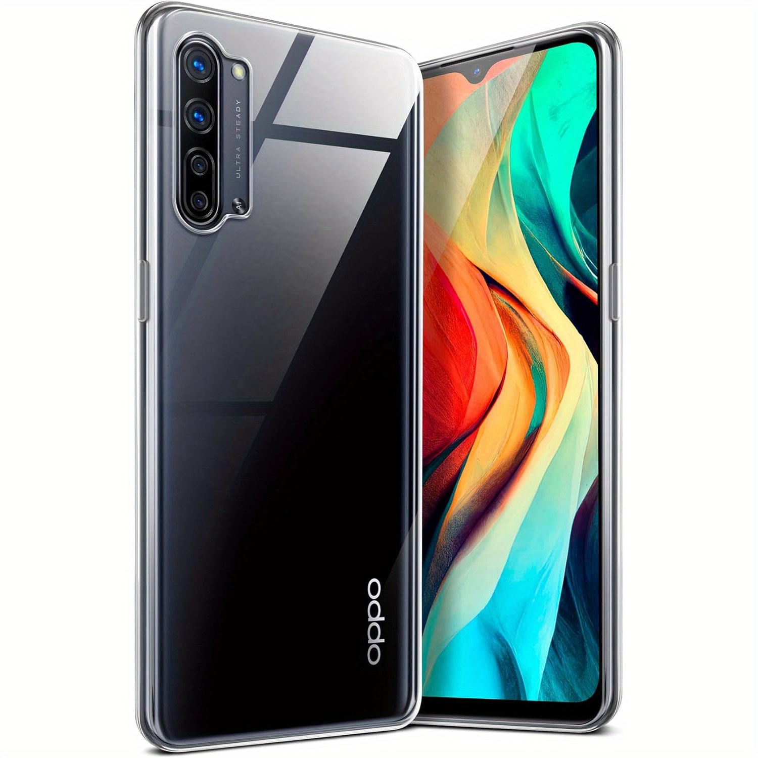 TEMU Phone Case - Slim And Transparent Protective Cover For The For Oppo Find X2 Lite, Designed To And Clear