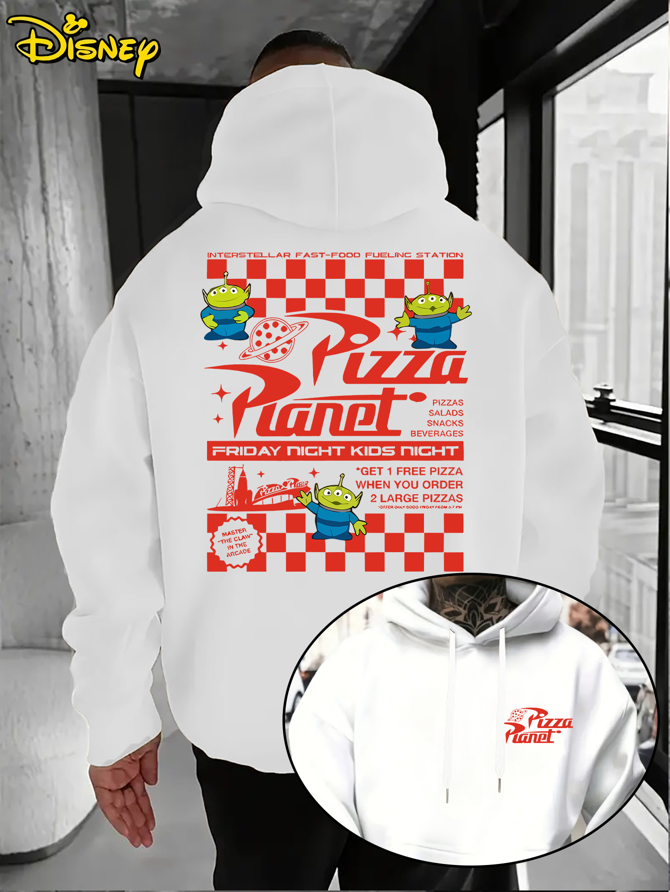 mens   channel   three     print hoodie white casual long sleeve drawstring autumn   regular fit comfortable clothing   print     sweatshirt white 0