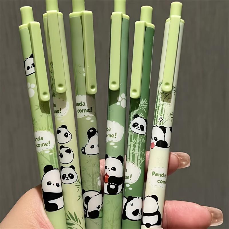 6 Penne Cancellabili Blu Con Gomma Panda - 0.5 Mm, Cancelleria