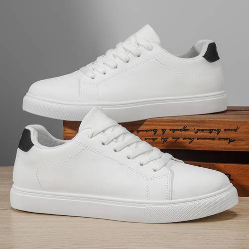 item picture loeikan mens low top skate sneakers upper pvc sole anti slip skate shoes suitable for skateboarding training commuting breathable soft sole cushioning durable round toe lace up casual footwear for daily wear