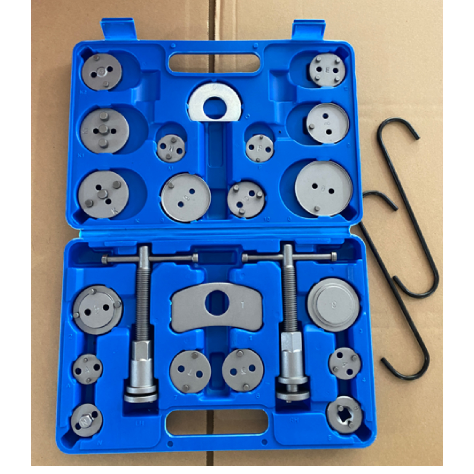 Universal Brake Piston Reset Tool Set With Storage Box, Tool For Replacing And Resetting Brake Pads For Cars