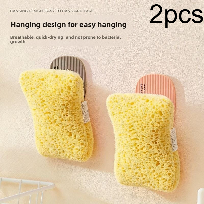 TEMU 2 Nuove Spugne da Bagno Loofah, Design Anti-Spargimento, da Bagno Super , Rete Schiumogeno da Bagno, Articolo da Bagno da Donna, Resistente e