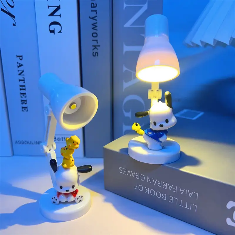 1pc for mini led cartoon design eye protection battery powered ideal for reading decor festive holiday gift festive gift item design plastic construction for accessories Product details 6