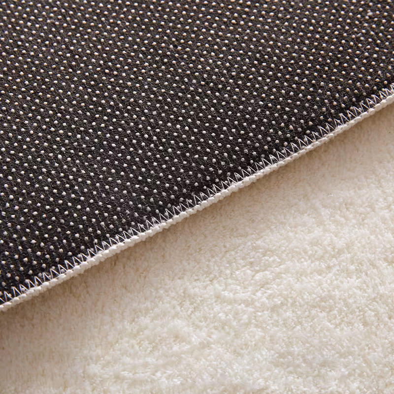 1pc of faux cashmere carpet 1000g m thickened to 10mm suitable for bedroom bedside plush carpet for dressing table non slip carpet mat Product details 6