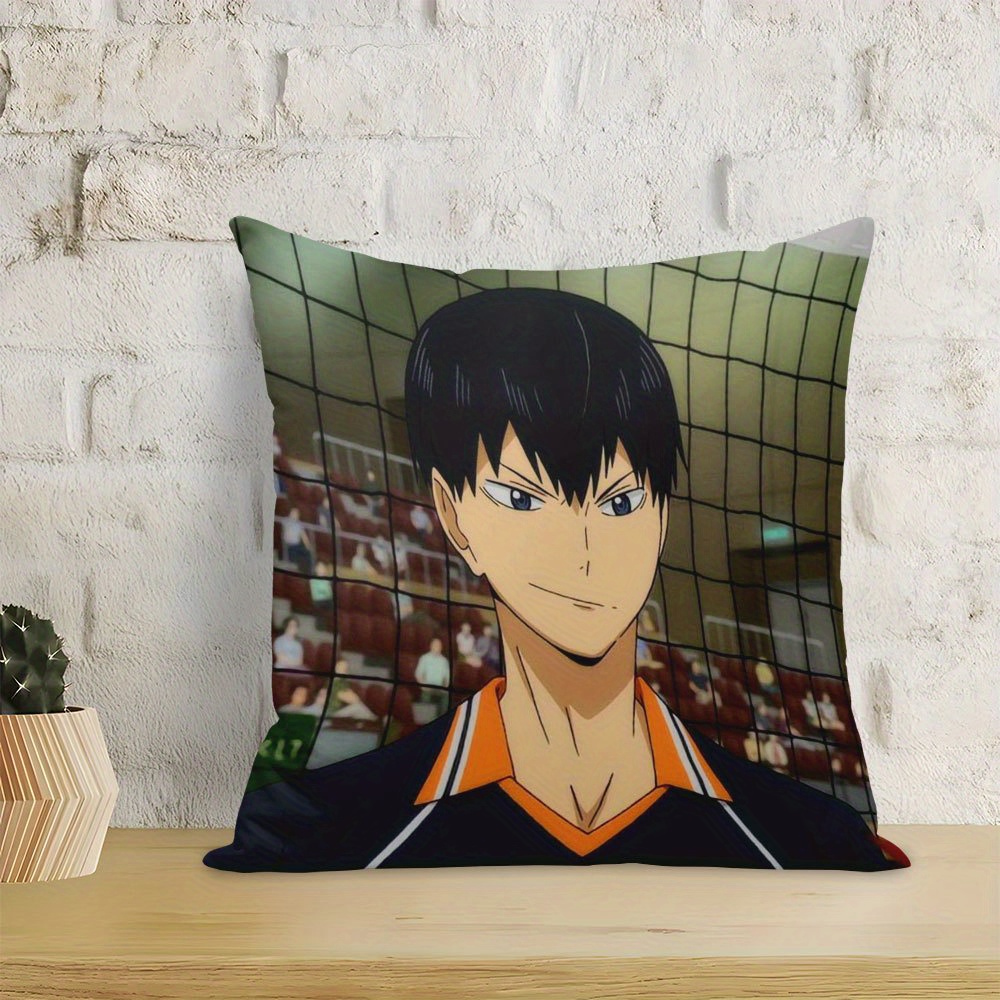 fundas almohada inspiradas en anime poliéster cojín Temu Colombia