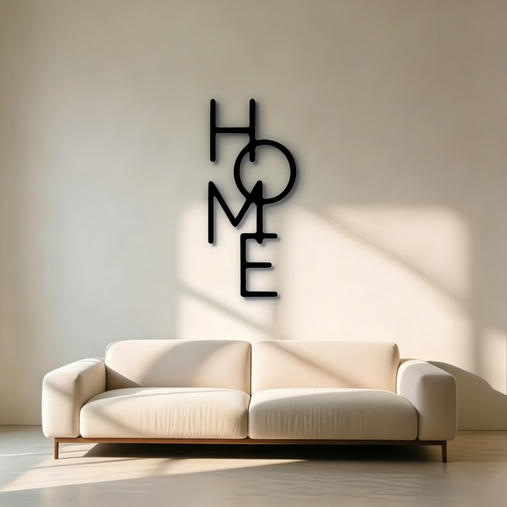 TEMU 1pc Wall Sculptures 12-24inch Metal Wall Decor Art Home Decor Indoor/outdoor Decoration Stylish Living Room Home Wall Art Minimalist Wall
