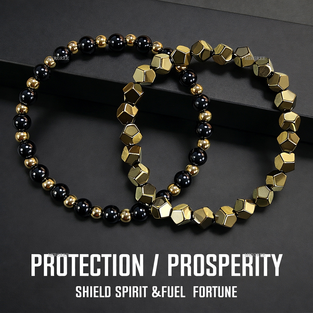 TEMU Pulsera MIRGREE de a - Joyería bohemia multifacetada para ocasiones, cuentas minerales para y regalo de chakra para de San Valentín/Día de la ,