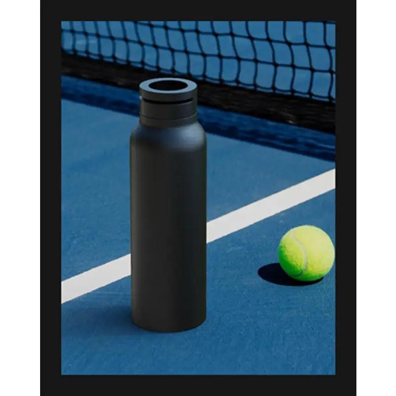 24oz stainless steel vacuum insulated water bottle with magnetic phone holder 360 rotating tripod mount 12h hot 24h cold travel mug for hiking gym office cycling ivory black outdoor hydration durable details 8