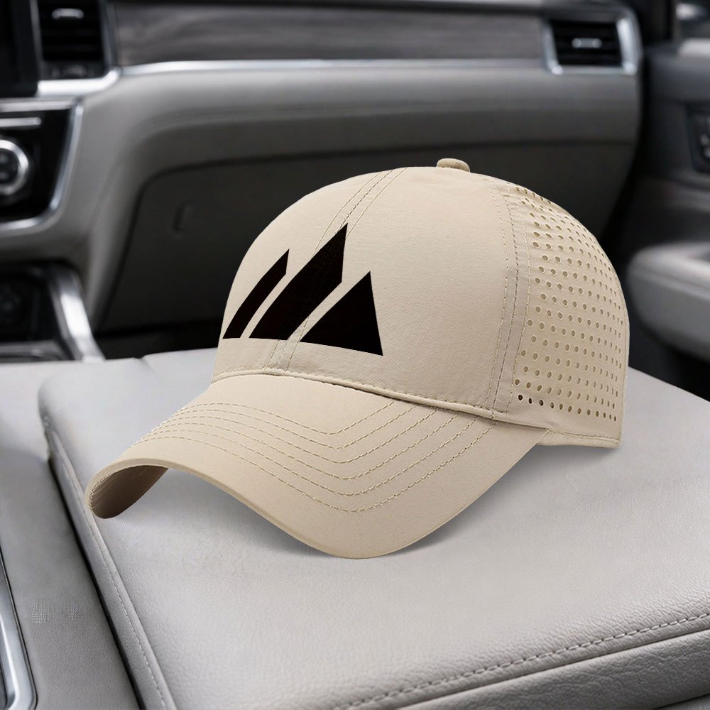 TEMU 1pc Trendy All-match Minimalist Mountain Pattern Mesh Baseball Adjustable Casual Dad Hat Outdoor Adventure Leisure Hat Unisex Suitable For