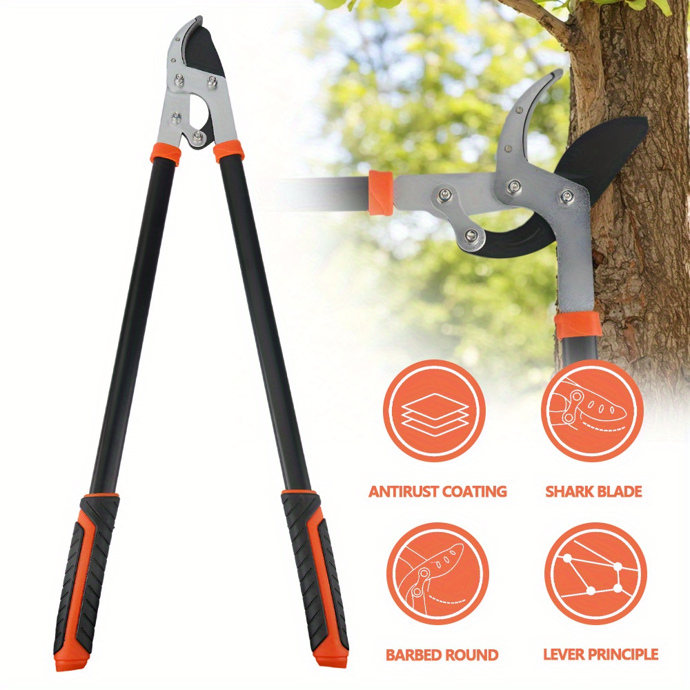 TEMU Garden Pruning Shears, Garden Hinge Shears, And Scissors Pruning Shears High Sk5 60mm Pruning Diameter Lightweight, Garden Pruning Tools, Hand