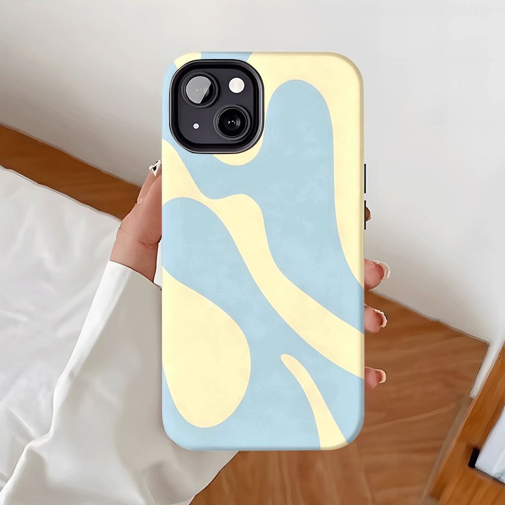 TEMU Phone Case: Chic Pattern, Fashionable -one Film Case-tough, Dual Layered Case For Durable, , For Iphone 17, 16, 15, 14, 13, 12, 11, 8, 7, X, Xs,
