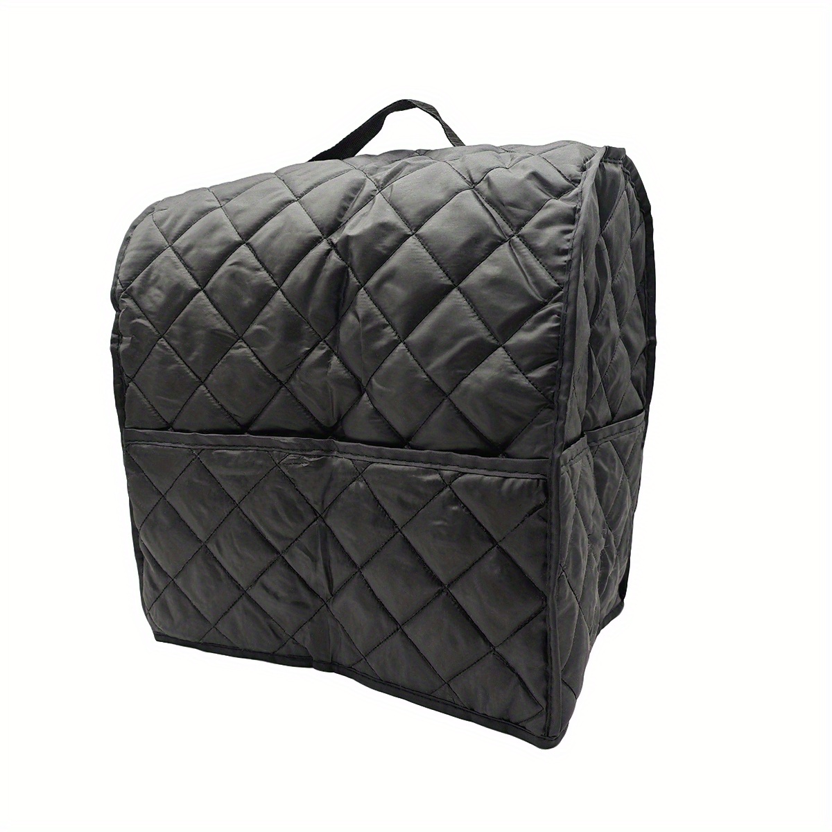 TEMU 1pc Stand Mixer Dust Cover With Side Storage Bag - Quilted Polyester, Durable & Reusable, Kitchen Appliances, Kitchen Appliance Cover|quilted
