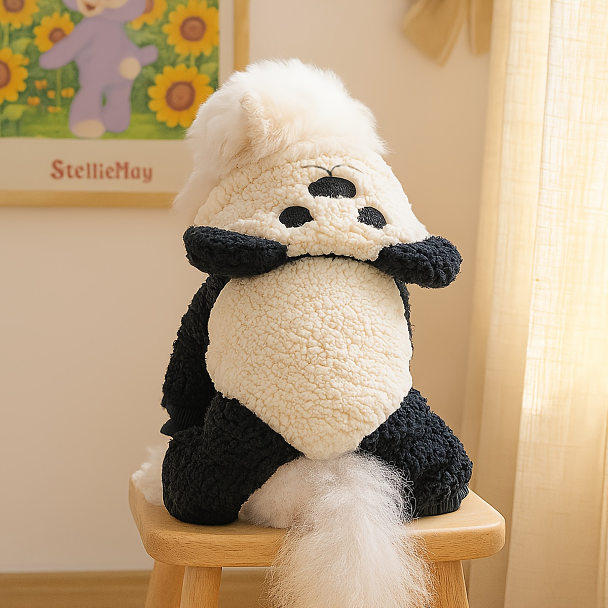 Adorable Panda Dog Costume for Small & Medium Dogs