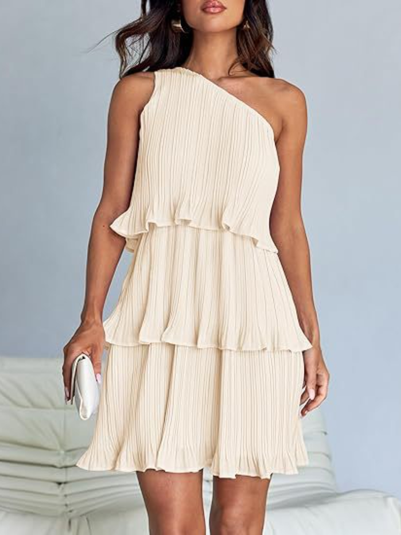 cream dresses sold on Temu United States