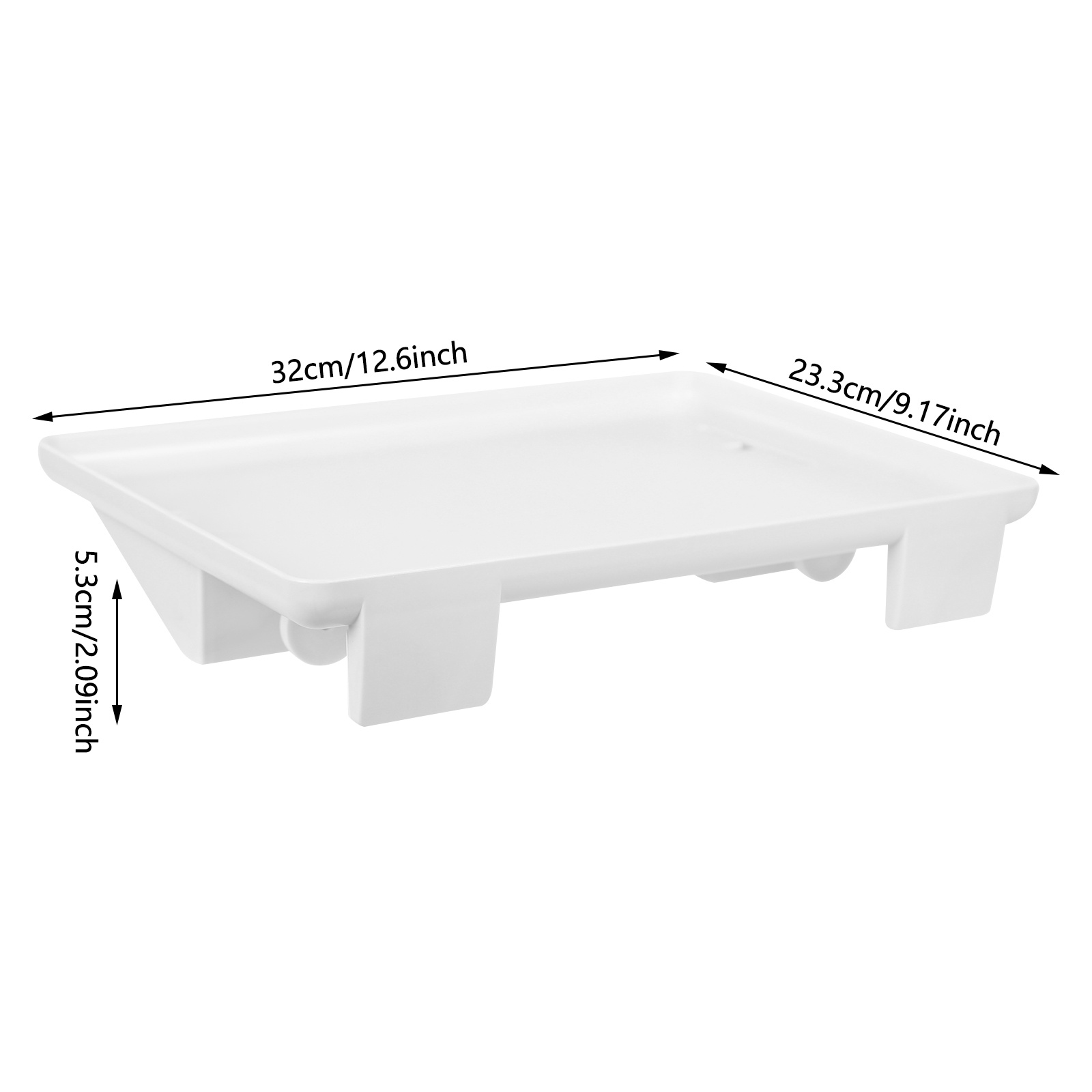 TEMU Gdrasuya10 Bedside Shelf For Storage, Clip On Bed Tray With Cable Slot, Bedside Shelf, Utility Racks