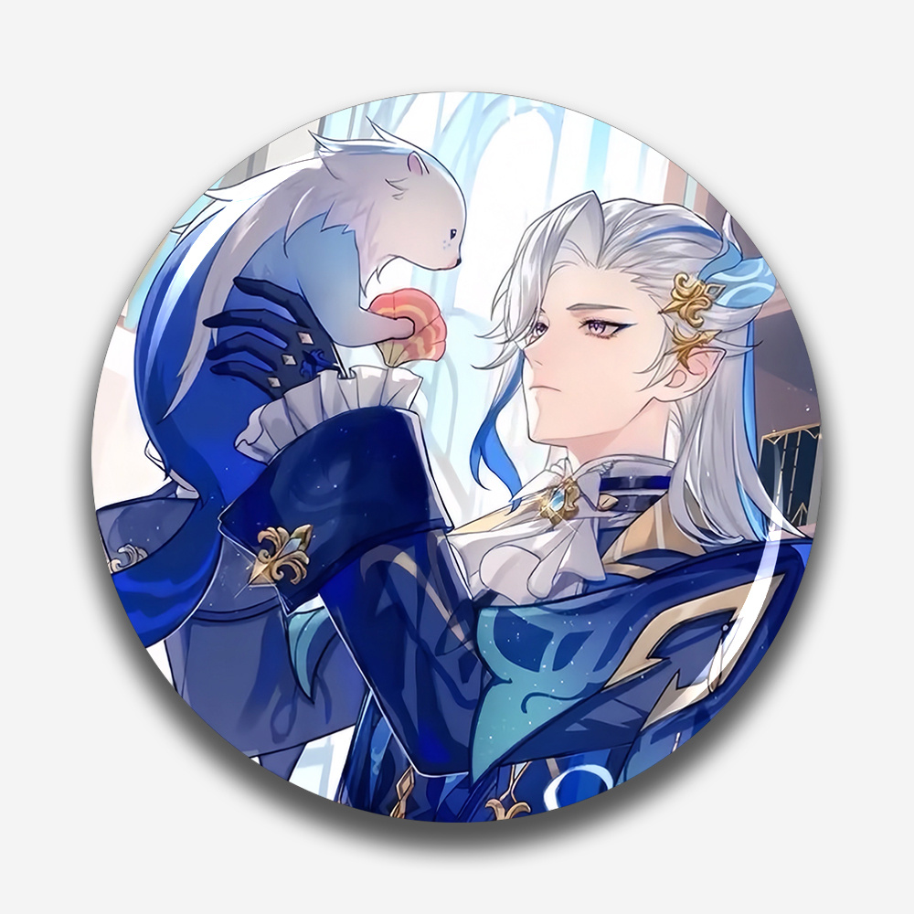 TEMU Latest 2d Flat Brooch, 1pc Anime Cartoon Badge, Stylish Pin For Men, Unisex, A Beautiful Accessory Suitable For Festive Occasions, Perfect As A