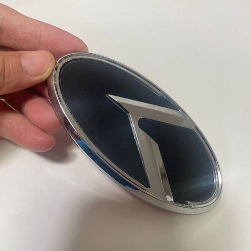 1pc badge emblem compatible for kn k3 k4 k5 plastic logo decoration hood trunk durable vehicle branding accessory