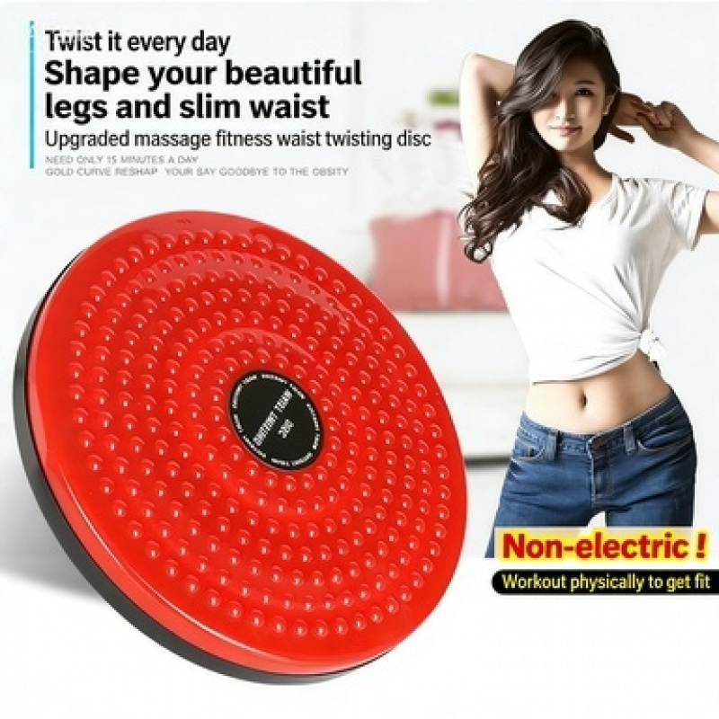Waist-twisting Disc, Large Footrest, Waist-twisting Turntable, Household Fitness Equipment Slimming Belly and Waist(with 2pcs Cleaning Towels) - Image 6