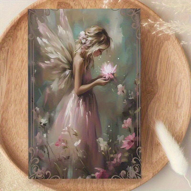 TEMU A Fairy-themed Birthday Card Featuring A Pink Dress And Design - Perfect For Spring Gifting To Sisters, Daughters, Granddaughters, Nieces, , ,