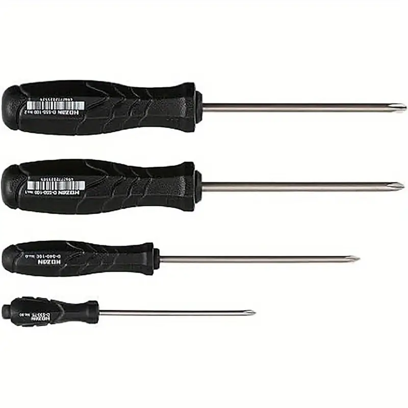jis professional japanese screwdriver set of 4 - heavy-duty precision tools with , , , s-40 bits - compatible with d-530, d-540, d-550, d-555 - for electronics, automotive, diy, home repairs - no power required - ideal for professionals & hobbyists, electronic repair, , tools, automechanics, diy enthusiasts, steel, driver, home repairmen Product details 1