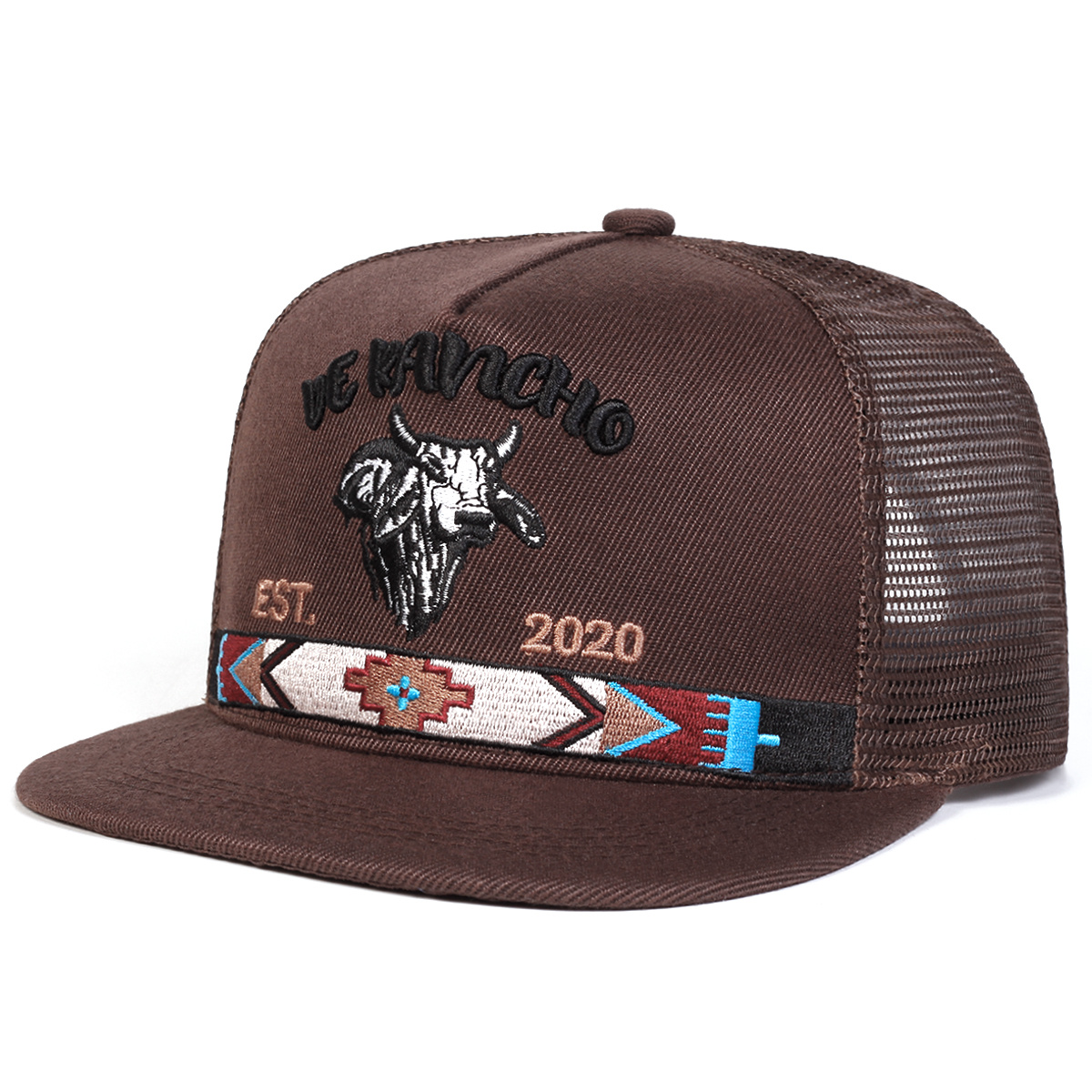 TEMU 1pc Men Bull Embroidered Baseball Hip-hop Hat Outdoor Adjustable Fashion Casual Hat Suitable For Spring And Autumn Travel, Beach Party