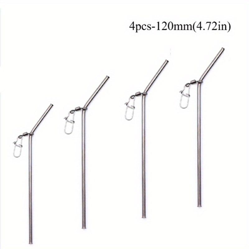 Image of 4pcs Fishing Balance Connector 5/7/9/12cm Double Ends Fishing Tackle Anti Sea Fishing Accessories