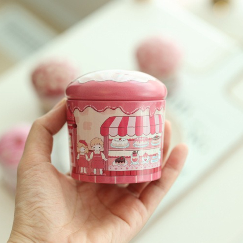Mini Metal Decorative Can, Multifunctional Storage Box