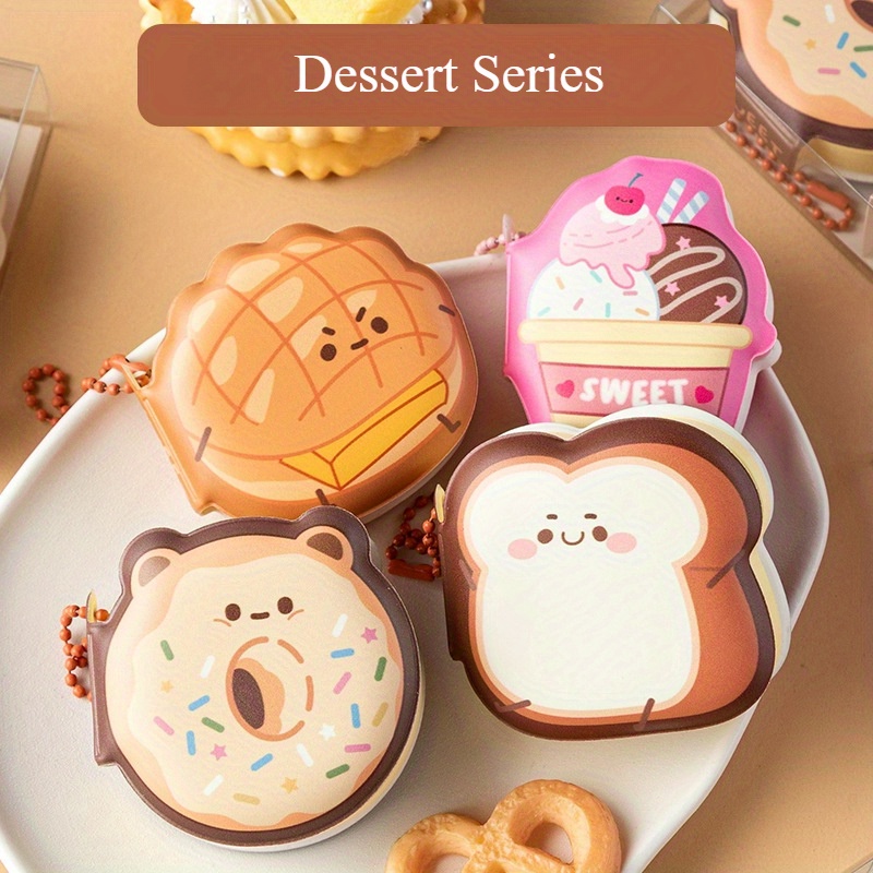 4pcs Set Of Mini Notebooks With Cute Charms - Portable, Fun Creative Notebooks, Multi-style , Suitable For Daily Use, Remember Your Schedule Anytime