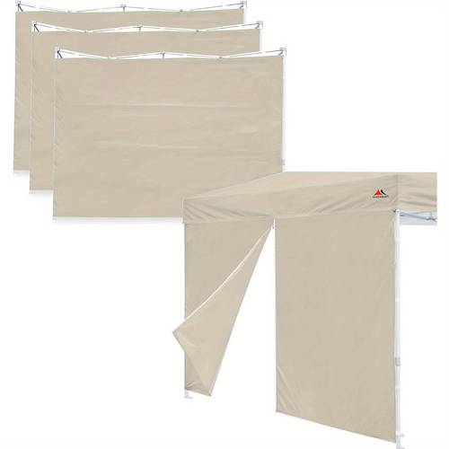 and door for 10x10 canopy frame 3 pack and 1door only beige